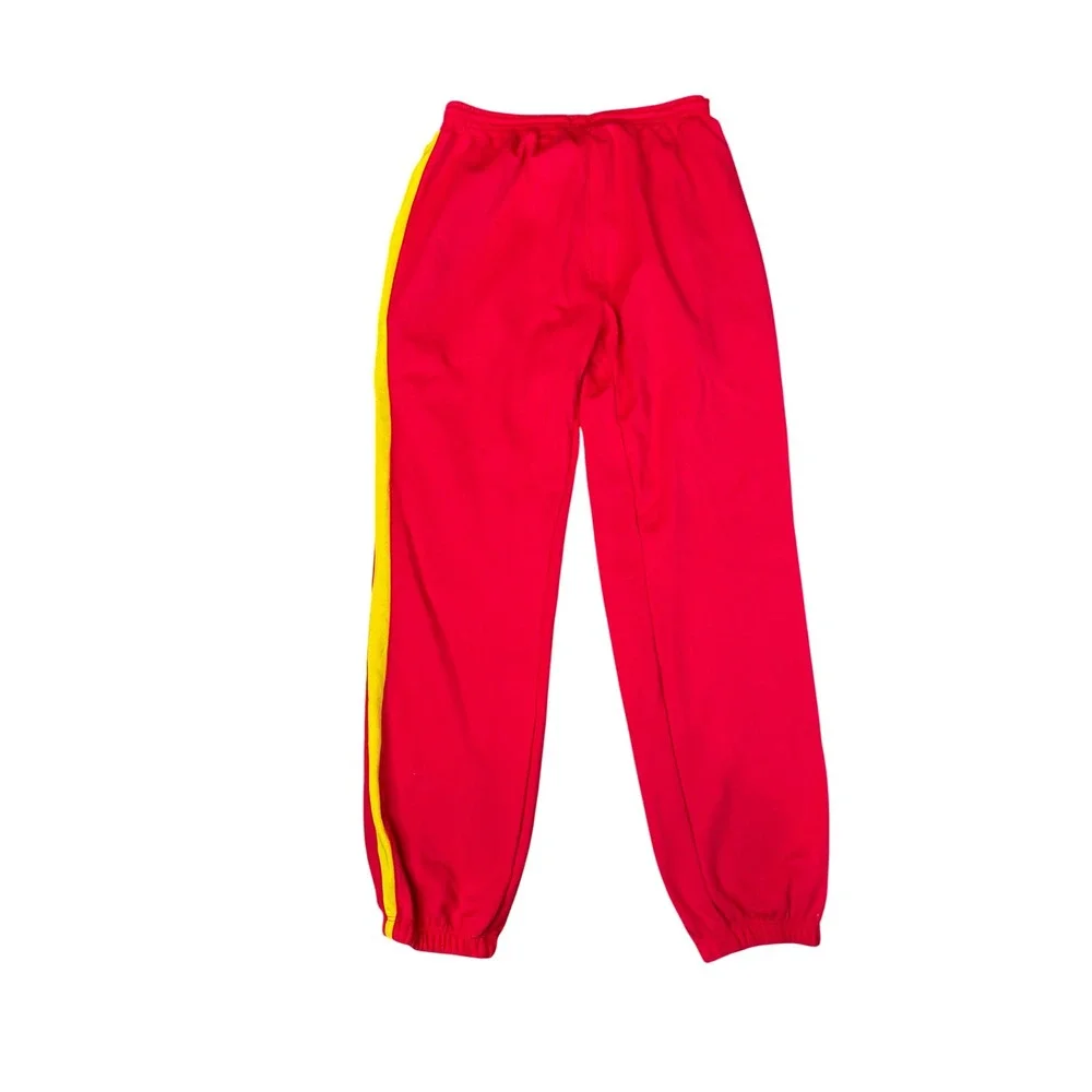 Nike Atlanta‎ Hawks NBA Dri-FIT Red Yellow Youth XL Joggers Track Pants 18/20